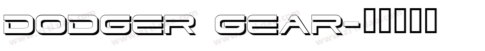 Dodger Gear字体转换